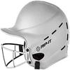 RIP-IT | Vision Pro Softball Batting Helmet with Face Mask | Matte White | M/L | Lightweight Womens Sport Equipment view 3