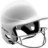 RIP-IT | Vision Pro Softball Batting Helmet with Face Mask | Matte White | S/M | Lightweight Womens Sport Equipment view 1