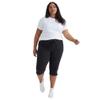 Just My Size Women's Plus-SizeFrench Terry Capri with Pockets view 1