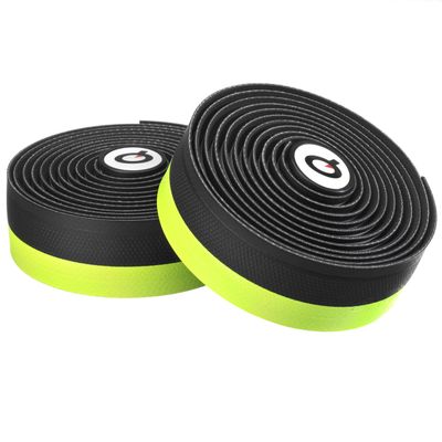 Prologo Unisex_Adult Onetouch 2 Handlebar Tape, Black/Yellow Fluo, Standard Size