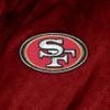 Northwest NFL San Francisco 49ers Adult Unisex Silk Touch Bathrobe, Large/X-Large, Red, Officially Licensed Loungewear, Soft Plush Polyester view 4