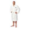 Northwest NFL Miami Dolphins Adult Unisex Silk Touch Bathrobe, Large/X-Large, White, Officially Licensed Loungewear, Soft Plush Polyester view 1