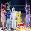 5 SpotSounds Fantastic Animal Pets - Red, Blue Green, Yellow and Purple