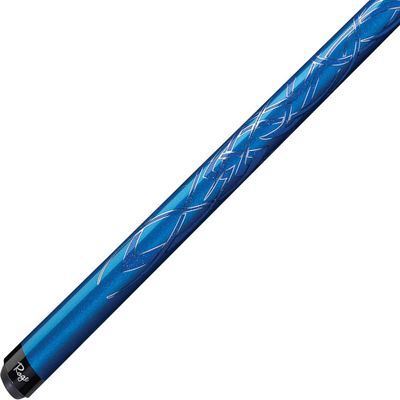 Rage RG87 Graphic Teal Kandy Coat with Tone-On-Tone Blue Glitter Tribal Design Cue (Size:21-Ounce ) by Rage