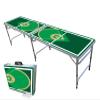 PARTYPONG 8-Foot Folding Beer Pong Table - Baseball Diamonds Edition (Base Model) view 1