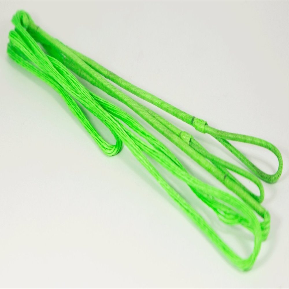 Flo Green B50 Dacron Replacement Recurve Bowstring - Actual String Length - 12 Strand Bow String (66 INCH Length)