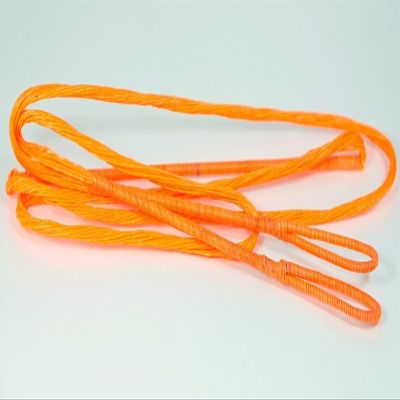 Flo Orange B50 Dacron Replacement Recurve Bowstring - Actual String Length - 12 Strand Bow String (47 INCH Length)