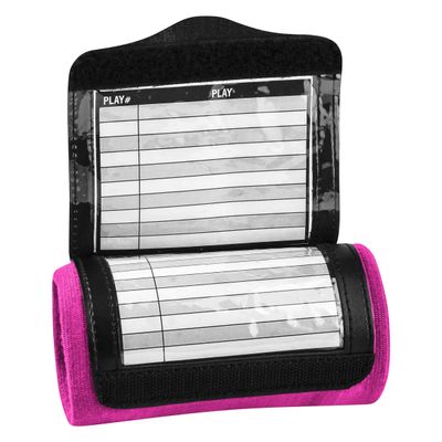 Champro Triple Wristband Playbook, Adult, Optic Pink (AF50OP)