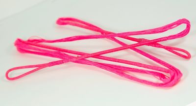 Flo Pink B50 Dacron Replacement Recurve Bowstring - Actual String Length - 14 Strand Bow String (47 INCH Length)