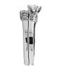 1000 Jewels Ophelia: 1.06ct Russian Ice on Fire CZ 2 pc Wedding Ring Set 316 Stainless Steel, 3189 sz 8.0 view 3