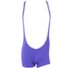 YiZYiF Men's Jockstrap Bodysuit Soft Thin Freestyle Wrestling Singlet Underwear Purple X-Large view 3