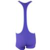YiZYiF Men's Jockstrap Bodysuit Soft Thin Freestyle Wrestling Singlet Underwear Purple X-Large view 4