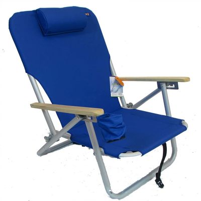COPA 4 Position Aluminum Folding Backpack Chair (Royal Blue)