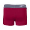 Soffe Dri Girls Compression Short, Cardinal/Gun Metal, X-Small view 3
