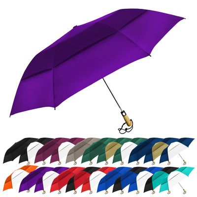 STROMBERGBRAND UMBRELLAS The Vented Little Giant Folding Golf Umbrella Purple