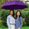 STROMBERGBRAND UMBRELLAS The Vented Little Giant Folding Golf Umbrella Purple view 4