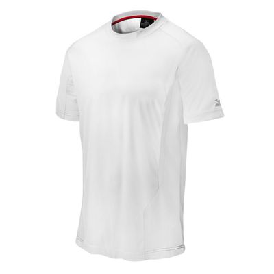 Mizuno Youth Elite Crew Top, White, Small