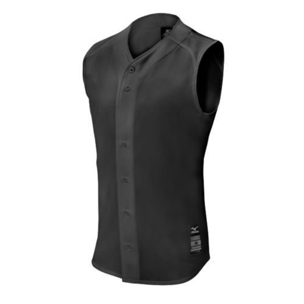 Mizuno Youth Comp Game Sleeveless Jersey, Dark Charcoal, Large