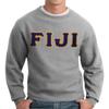 Campus Classics Phi Gamma Delta Crew Neck Sweatshirt with Greek Letters XX-Large Heather Gray view 1