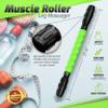 Physix Gear Roller Stick - Muscle Roller Massage Stick for Legs, The Stick Massage Roller for Deep Tissue Massaging Stick for Athletes, Physical Therapy Muscle Roller, Recovery Stick Roller, Green view 2