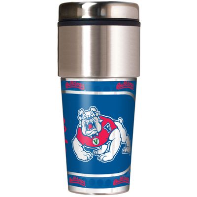 NCAA Fresno State Bulldogs Metallic Tumbler, One Size, Blue