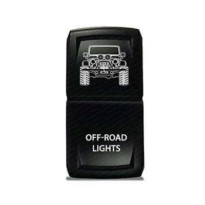CH4x4 Rocker Switch V2 Off-Road Lights Symbol - Amber LED