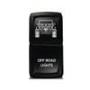 CH4x4 Rocker Switch V2 Off-Road Lights Symbol - Amber LED view 1