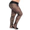 Killer Legs Exotic Plus Size Pantyhose (Dew Drops On Roses) view 1