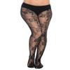 Killer Legs Exotic Plus Size Pantyhose (Dew Drops On Roses) view 3