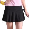 TopTie Women's Team Gym Ultra Skirt, with Pockets, Adult Size-Black-S view 1