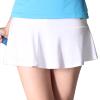 TopTie Women's Team Gym Ultra Skirt, with Pockets, Adult Size-White-M view 1