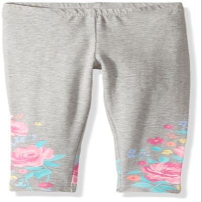 Carter's Baby Girls' Print Leggings - Gray Floral - 6 Months
