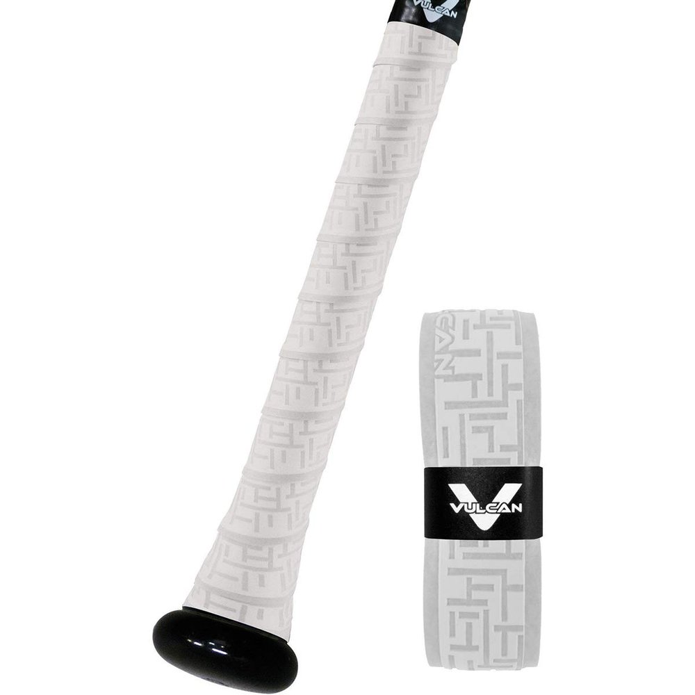 Vulcan | 0.50mm Bat Grip | Baseball/Softball | White