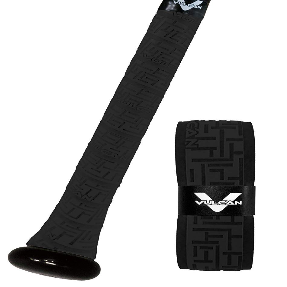 Vulcan | 1.00mm Bat Grip | Baseball/Softball | Black