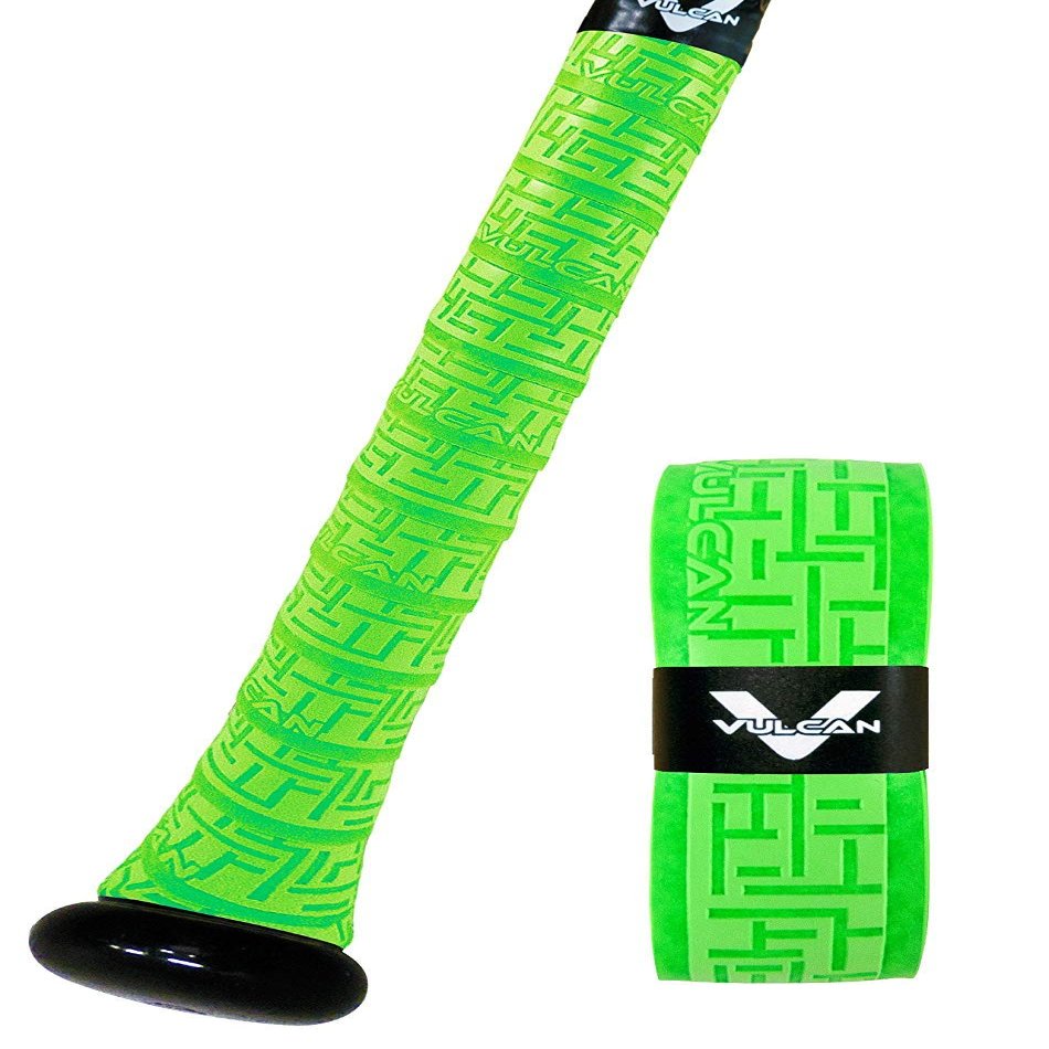 Vulcan | 1.00mm Bat Grip | Baseball/Softball | Optic Green