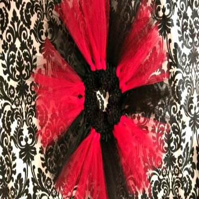 Black & Red Dog Tutu - Small