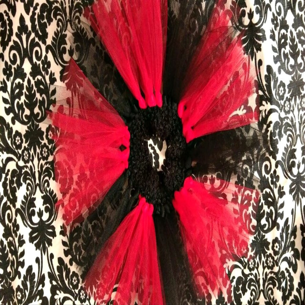 Black & Red Dog Tutu - Small