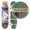 SkateXS Personalized Beginner Unicorn Girls Skateboard view 1