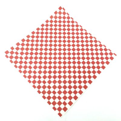 200 Sheets 12 X12" Red and White Checkered Food Picnic Basket Hamburger Paper Liners & Wrapping Tissue