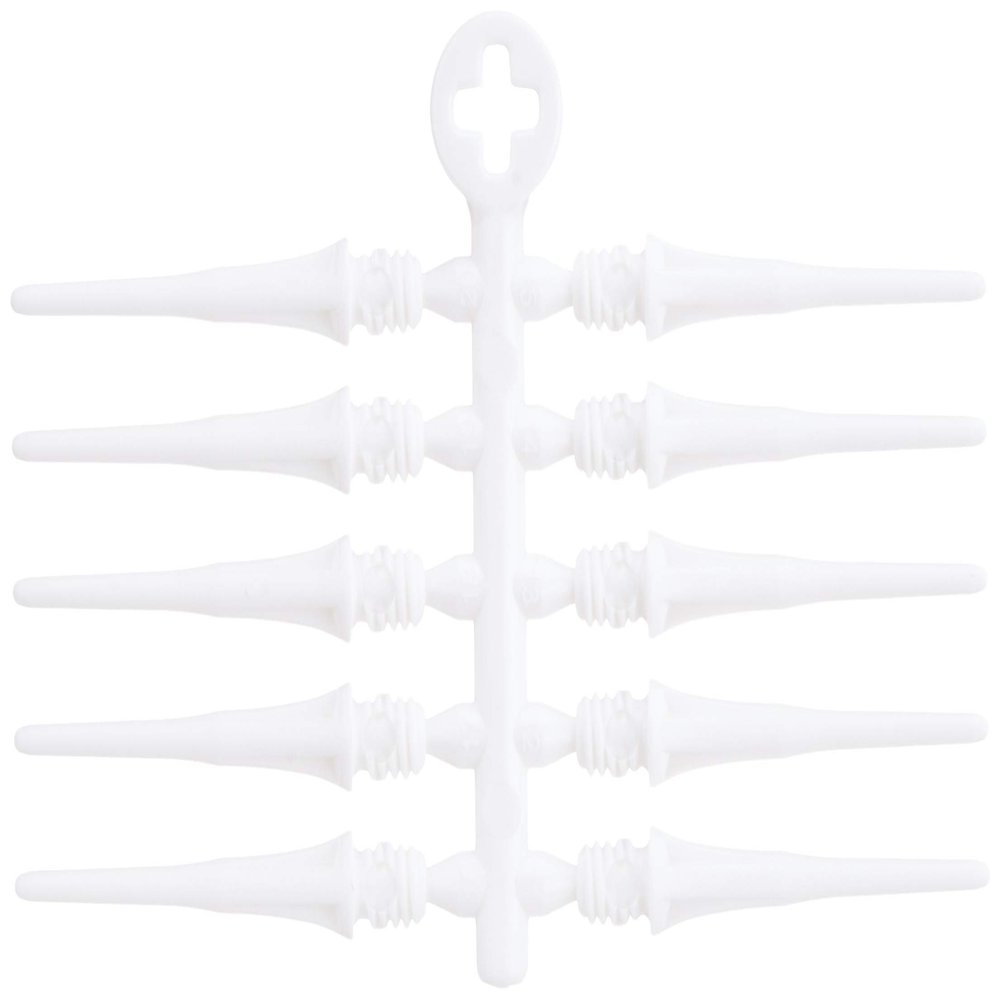 Cosmodarts Fit Point Plus Tip, White, 50 Count
