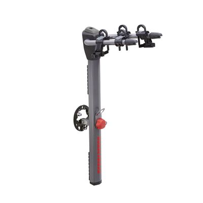 Yakima SpareRide Vehicle Rear Spare Tire Mounted Durable Steel Bike Rack with Integrated SKS Locks and Bottle Opener, Holds 2 Bicycles, Gray/Black