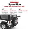 Yakima SpareRide Vehicle Rear Spare Tire Mounted Durable Steel Bike Rack with Integrated SKS Locks and Bottle Opener, Holds 2 Bicycles, Gray/Black view 3