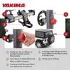 Yakima SpareRide Vehicle Rear Spare Tire Mounted Durable Steel Bike Rack with Integrated SKS Locks and Bottle Opener, Holds 2 Bicycles, Gray/Black view 4