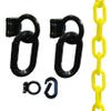 Mr. Chain Loading Dock Kit, Yellow, 2-Inch Plastic Chain (72302) view 1