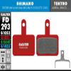 SHIMANO FD293 - Brake Pads, red view 2