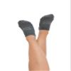 Bam&b Women's Premium Bamboo Viscose No ShowUplifting Message Socks - 4 pairs - Grey - Medium 7.5-10 view 1