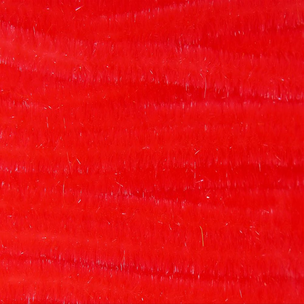 Hareline Fly Tying Ultra Chenille - Standard, Fluorescent Red