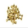 Hareline Fly Tying Brass Eyes - Large, Gold view 1