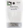 Hareline Fly Tying Brass Eyes - Small, Nickel view 1