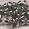 Hareline Fly Tying Brass Eyes - X-Small, Nickel